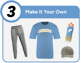 KOLBE-CATHEDRAL HIGH SCHOOL COUGARS Customize It Banner - Step 3 Banner