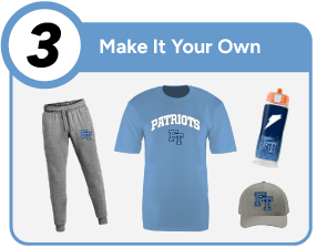 TOWNSHIP HIGH SCHOOL PATRIOTS Customize It Banner - Step 3 Banner