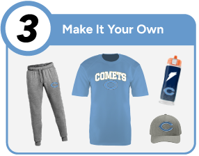 CHANUTE HIGH SCHOOL COMETS Customize It Banner - Step 3 Banner