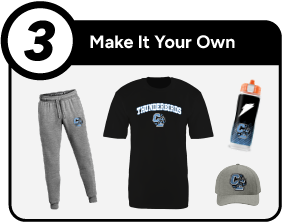 CHEYENNE EAST HIGH SCHOOL THUNDERBIRDS Customize It Banner - Step 3 Banner