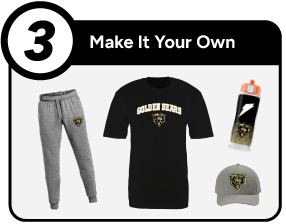MAHANOY AREA JR./SR. HIGH SCHOOL GOLDEN BEARS Customize It Banner - Step 3 Banner