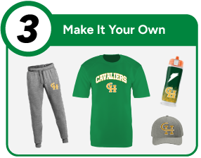 CLOVER HILL HIGH SCHOOL CAVALIERS Customize It Banner - Step 3 Banner