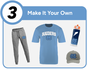 MOORE COUNTY HIGH SCHOOL RAIDERS Customize It Banner - Step 3 Banner