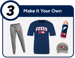 MOORESTOWN FRIENDS SCHOOL FOXES Customize It Banner - Step 3 Banner