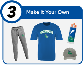 SHOREWOOD HIGH SCHOOL STORMRAYS Customize It Banner - Step 3 Banner