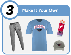 EISENHOWER HIGH SCHOOL EAGLES Customize It Banner - Step 3 Banner