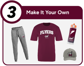 MARYVALE HIGH SCHOOL PEGASUS Customize It Banner - Step 3 Banner