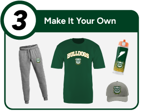 TRACY HIGH SCHOOL BULLDOGS Customize It Banner - Step 3 Banner