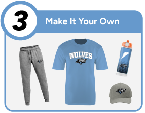 Elkhorn North Wolves Online Store Customize It Banner - Step 3 Banner