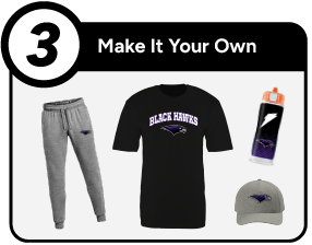 Bloomfield Hills Black hawks official sideline store Customize It Banner - Step 3 Banner