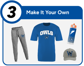 Westfield State University Online Store Customize It Banner - Step 3 Banner