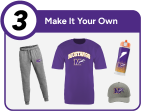 Meadows Elementary Mustangs Customize It Banner - Step 3 Banner