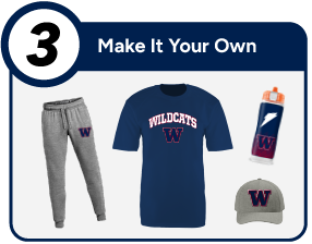 Woodland Wildcats Customize It Banner - Step 3 Banner