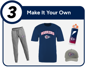 Washington Academic  Warriors Customize It Banner - Step 3 Banner