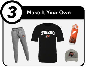 CMIT North Middle Spirit Shop Tigers Customize It Banner - Step 3 Banner