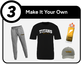University of Wisconsin-Oshkosh Titans Customize It Banner - Step 3 Banner