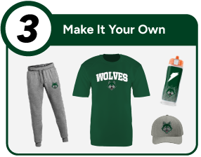 NEWBURG HIGH SCHOOL WOLVES Customize It Banner - Step 3 Banner
