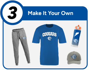 NORTH HARRISON Cougars Online Store Customize It Banner - Step 3 Banner