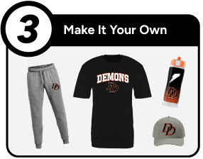 DUMAS HIGH SCHOOL DEMONS Customize It Banner - Step 3 Banner