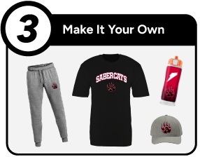 CASTLE VIEW HIGH SCHOOL SABERCATS Customize It Banner - Step 3 Banner