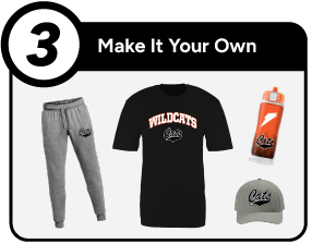 LOS GATOS HIGH SCHOOL WILDCATS Customize It Banner - Step 3 Banner