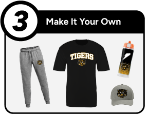 RED LEVEL HIGH SCHOOL TIGERS Customize It Banner - Step 3 Banner