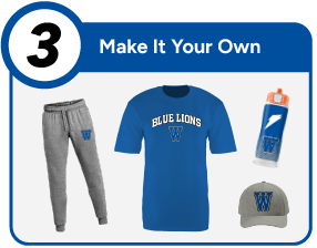 Washington Blue Lions Customize It Banner - Step 3 Banner