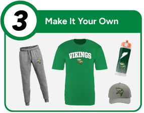 NORTHRIDGE HIGH SCHOOL VIKINGS Customize It Banner - Step 3 Banner