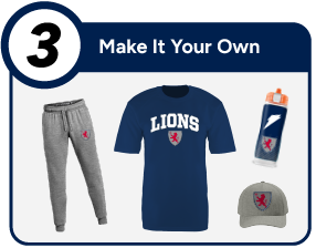 CAIR PARAVEL LATIN SCHOOL LIONS Customize It Banner - Step 3 Banner
