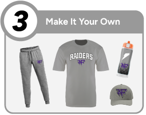 NORTH FORSYTH HIGH SCHOOL RAIDERS Customize It Banner - Step 3 Banner
