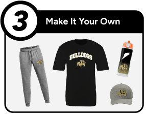 WESTFIELD HIGH SCHOOL BULLDOGS Customize It Banner - Step 3 Banner