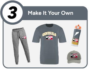AUTAUGA ACADEMY GENERALS Customize It Banner - Step 3 Banner