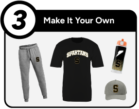 SALMEN HIGH SCHOOL Spartans Online Store Customize It Banner - Step 3 Banner