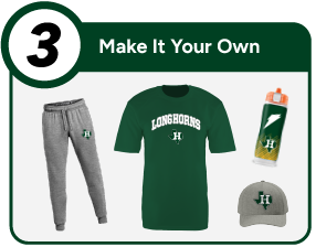 HARPER HIGH SCHOOL LONGHORNS Customize It Banner - Step 3 Banner