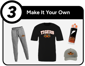 HUMANSVILLE HIGH SCHOOL TIGERS Customize It Banner - Step 3 Banner
