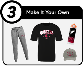 NEW PHILADELPHIA HIGH SCHOOL QUAKERS Customize It Banner - Step 3 Banner