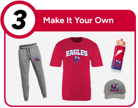 EAGLE HEIGHTS CHRISTIAN HIGH SCHOOL EAGLES Customize It Banner - Step 3 Banner
