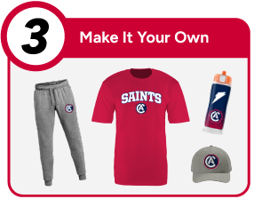 CALVARY ACADEMY SAINTS Customize It Banner - Step 3 Banner
