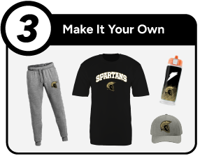 SYCAMORE HIGH SCHOOL SPARTANS Customize It Banner - Step 3 Banner