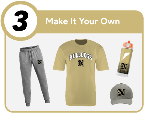 NEDERLAND HIGH SCHOOL BULLDOGS Customize It Banner - Step 3 Banner