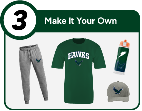 BARTLETT HIGH SCHOOL HAWKS Customize It Banner - Step 3 Banner