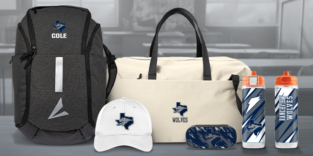 RANCHVIEW HIGH SCHOOL WOLVES Secondary Marketing Banner Banner