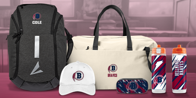 BELLMONT HIGH SCHOOL BRAVES Secondary Marketing Banner Banner
