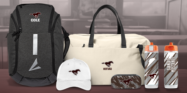 SANDS HIGH SCHOOL MUSTANGS Secondary Marketing Banner Banner