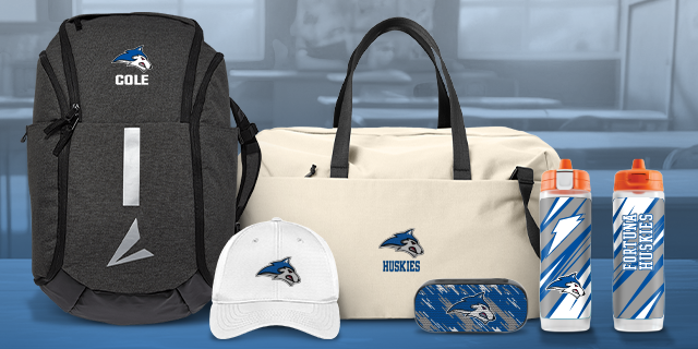 FORTUNA HIGH SCHOOL HUSKIES Secondary Marketing Banner Banner