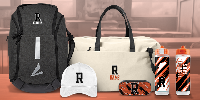 ROCKVILLE HIGH SCHOOL RAMS Secondary Marketing Banner Banner