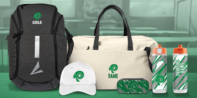 PARKSIDE HIGH SCHOOL RAMS Secondary Marketing Banner Banner