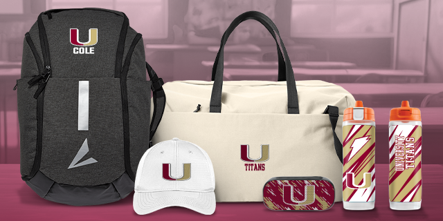 UNIVERSITY HIGH SCHOOL TITANS Secondary Marketing Banner Banner