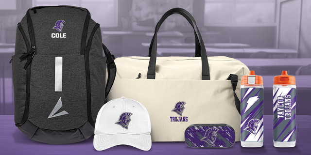 Taylor University Trojans Online Store Secondary Marketing Banner Banner