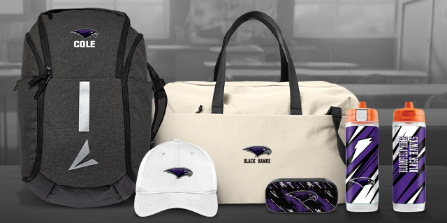 Bloomfield Hills Black hawks official sideline store Secondary Marketing Banner Banner